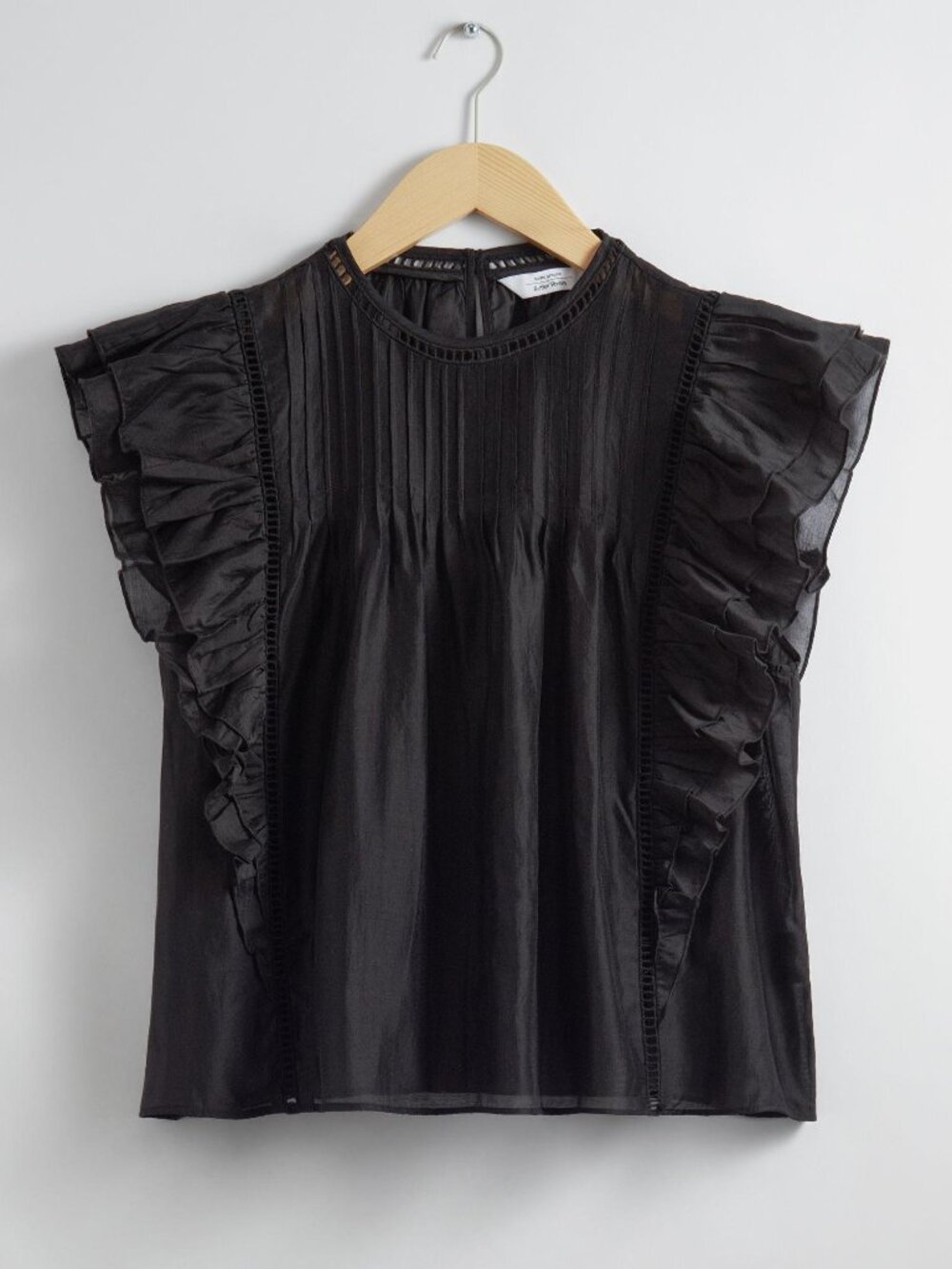 & Other Stories Ruffled Sleeveless Top